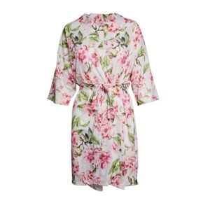 NEW Show Me Your MuMu Pink and Green Floral Robe